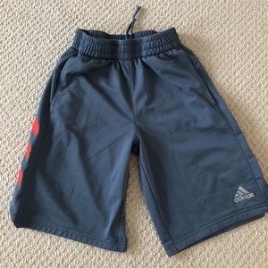 Boys Grey Adidas Shorts